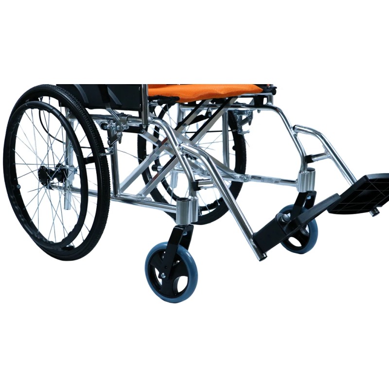 Ausilium Carrozzina Pieghevole Ultraleggera in Alluminio ad Autospinta