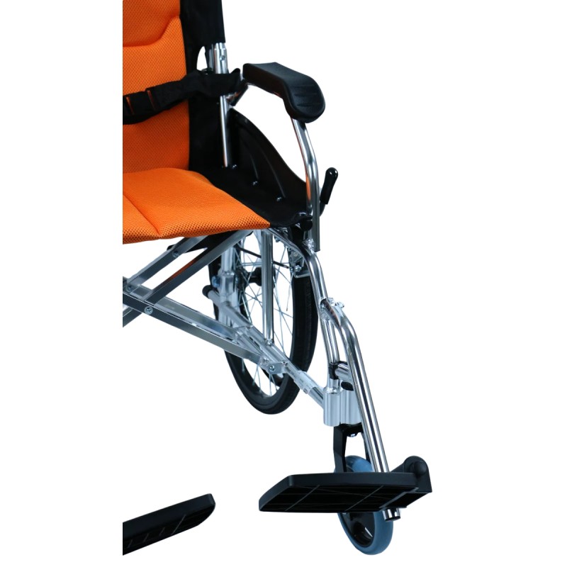 Ausilium Carrozzina Pieghevole Ultraleggera in Alluminio ad Autospinta