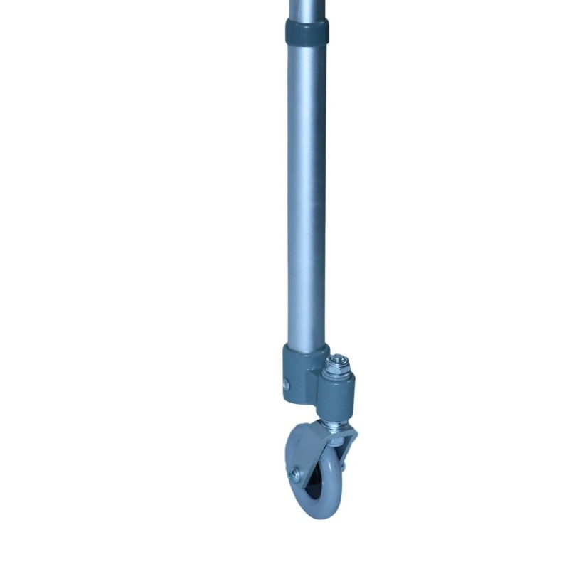 Ausilium Deambulatore Pieghevole con 4 Ruote in Alluminio