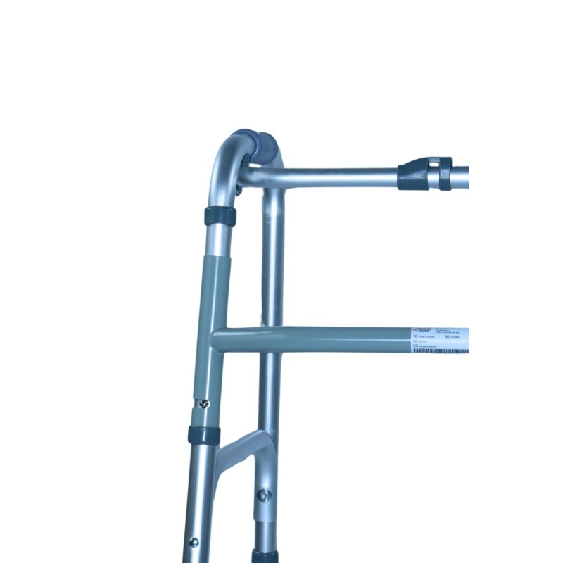 Ausilium Deambulatore Pieghevole con 4 Ruote in Alluminio