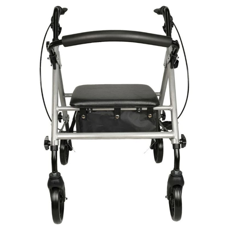 Ausilium Rollator Alluminio Leggero 4 Ruote Pieghevole
