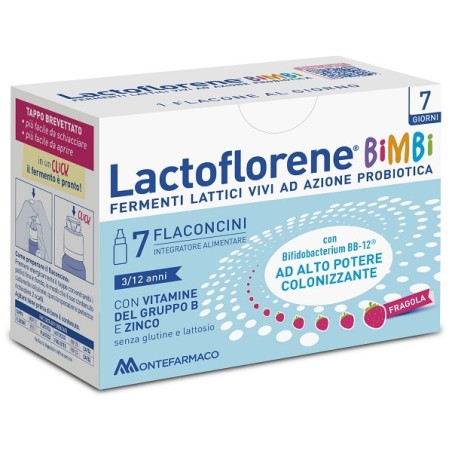 Lactoflorene Bimbi Integratore Fermenti Lattici 7 Flaconcini
