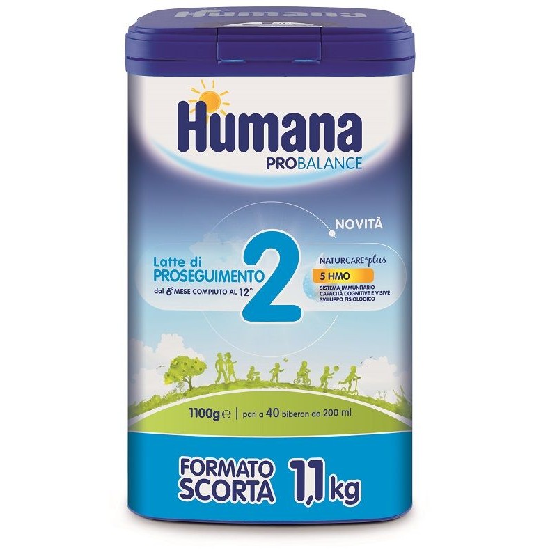 Humana 2 Latte 5HMO di Proseguimento dal 6° Mese 1100g