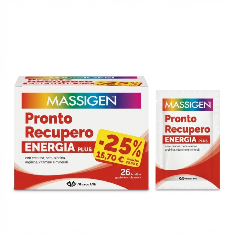 Massigen Pronto Recupero Energia Plus 26 Bustine