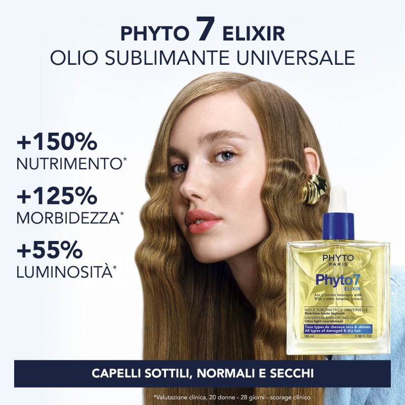 Phyto 7 Elixir Olio sublimante capelli secchi 100 ml