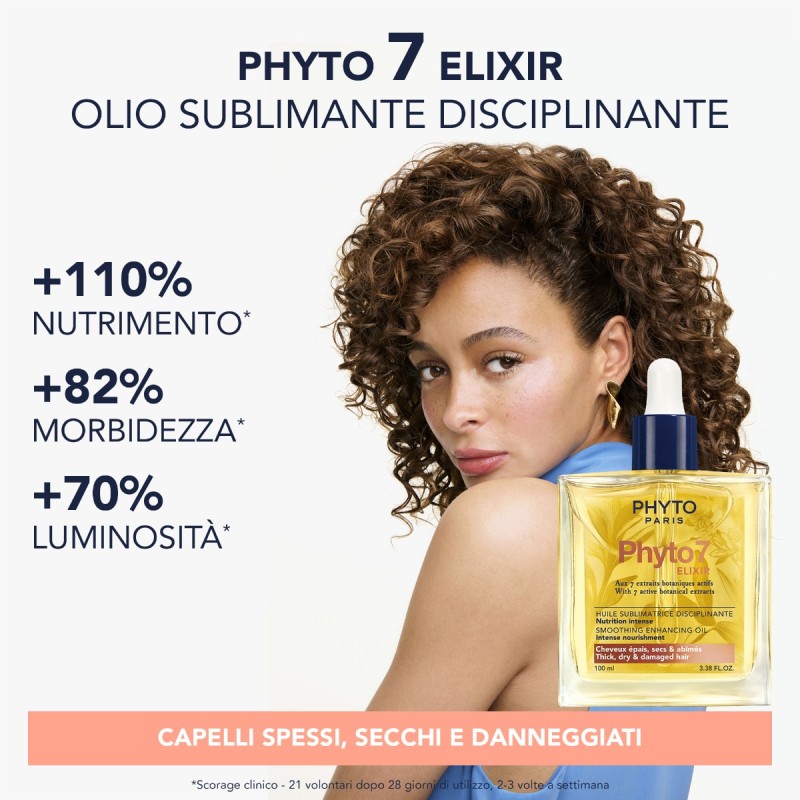 Phyto 7 Elixir Olio Sublimante Disciplinante 100 ml