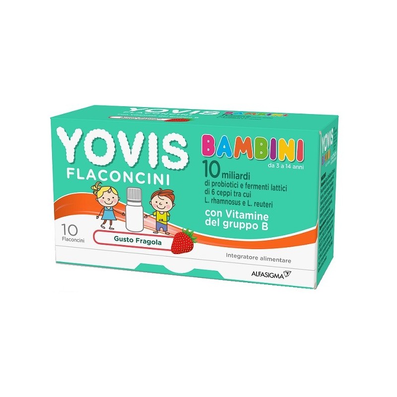 Yovis Bambini integratore per la flora intestinale 10 flaconcini