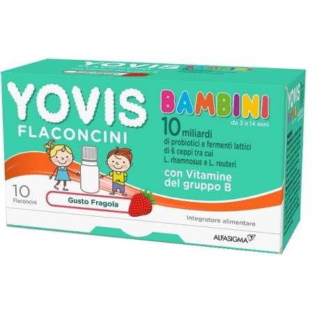 Yovis Bambini integratore per la flora intestinale 10 flaconcini