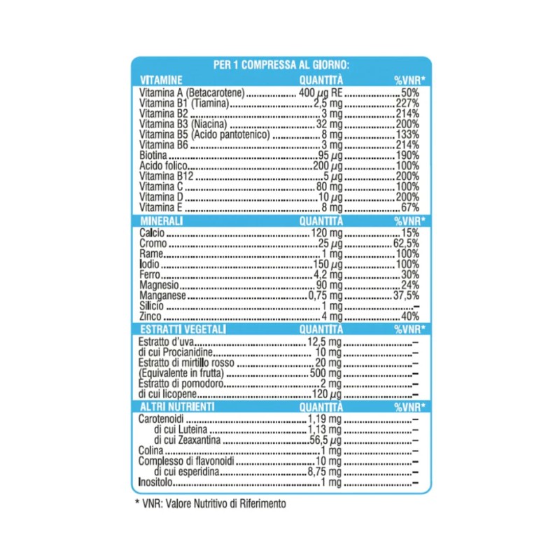Swisse Ragazzo multivitaminico per energia e difese 60 compresse