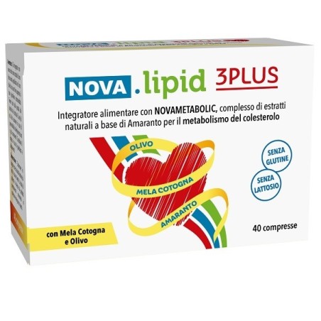 Nova Lipid 3 Plus integratore per mantere i normali livelli di colesterolo 40 compresse