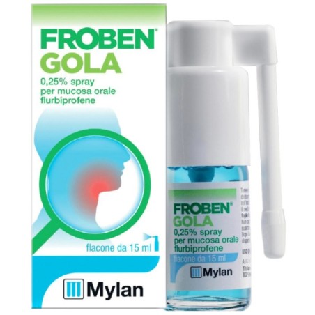 FROBEN GOLA*spray mucosa os 15 ml 0,25% - Scadenza del prodotto 31/12/26