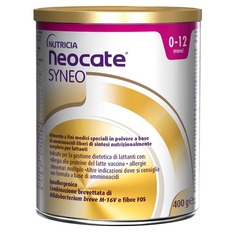 Nutricia Neocate Syneo formula ipoallergenica 400 g
