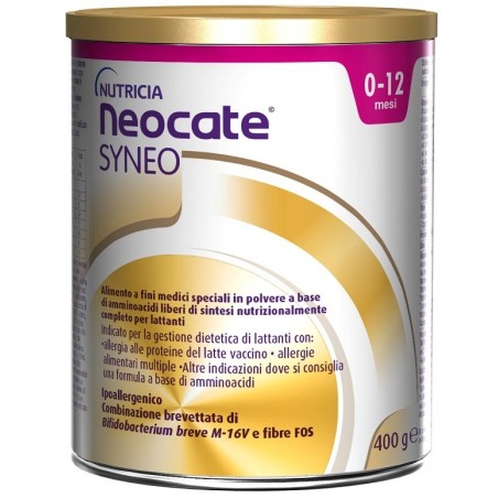 Nutricia Neocate Syneo formula ipoallergenica 400 g
