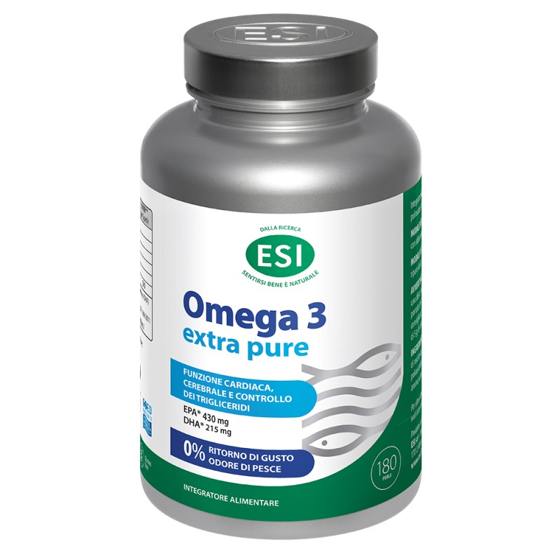 Esi Omega 3 Extra Pure Integratore Alimentare 180 Perle