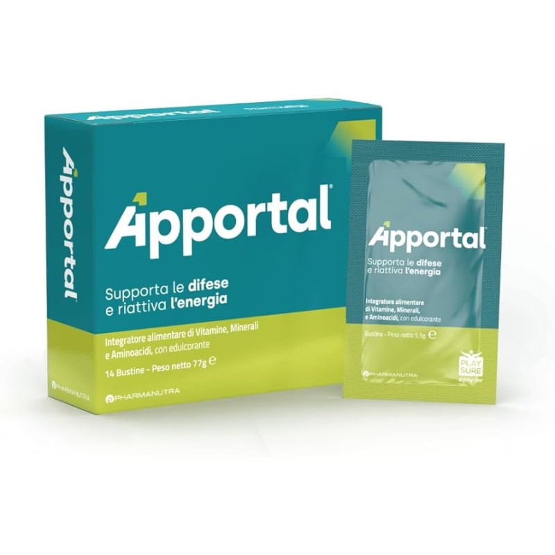 PharmaNutra Apportal integratore energetico 14 Bustine