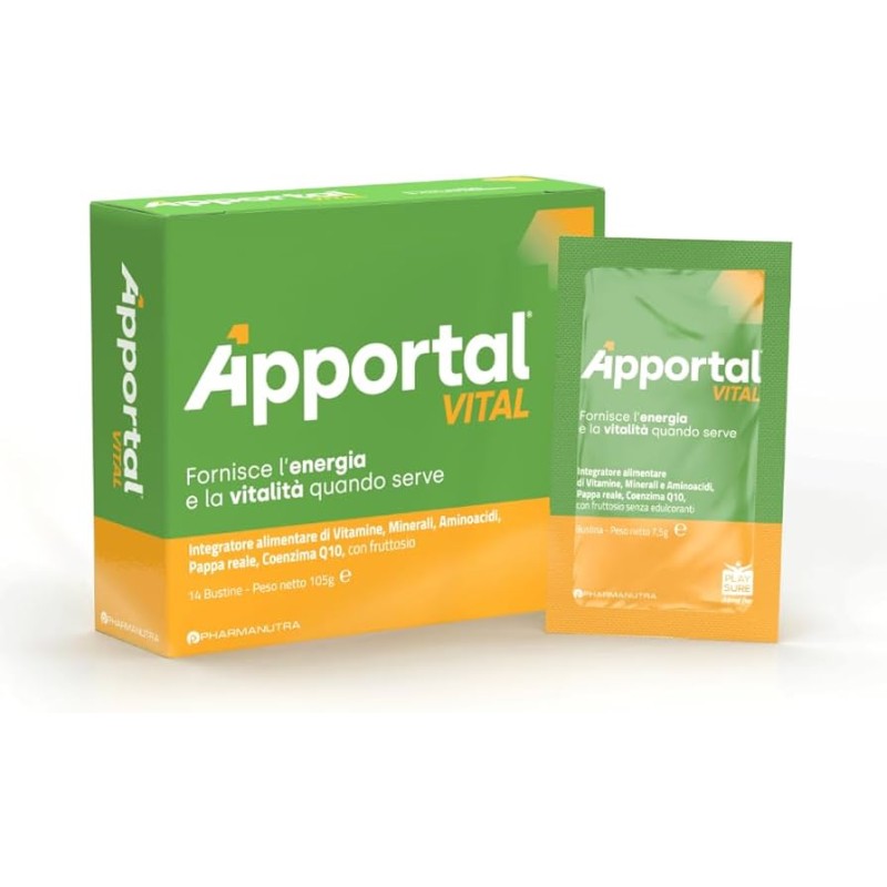 Pharmanutra ApportAl Vital integratore tonico energetico 14 bustine