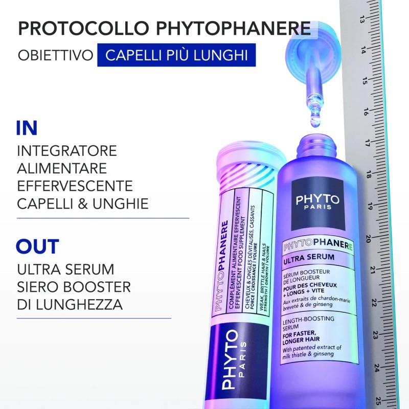 Phyto Phytophanere integratore per capelli e unghie 30 compresse effervescenti