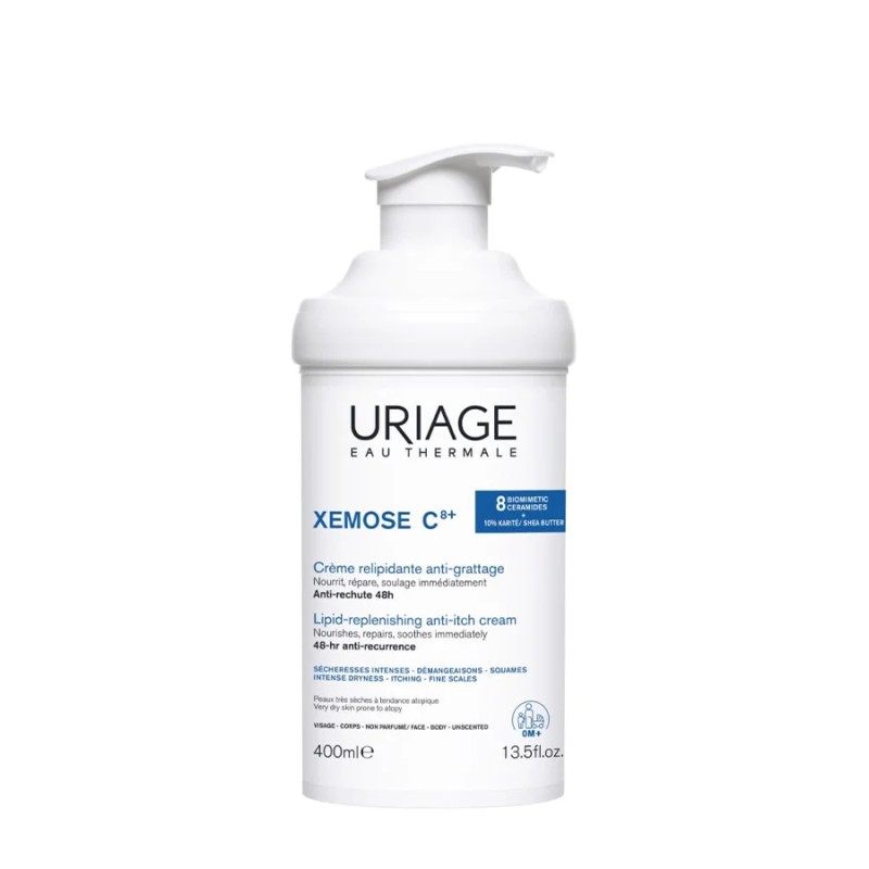 Uriage Xemose Crema Liporestitutiva C8+ Anti-irritazione 400ml
