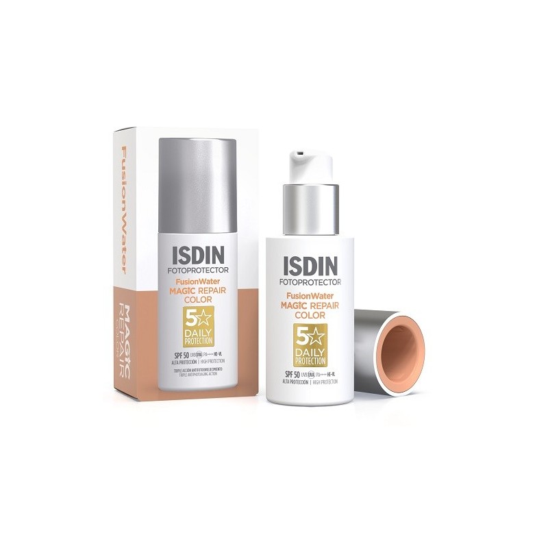 Isdin Fusion Water Magic Repair Color fotoprotettore 50 ml
