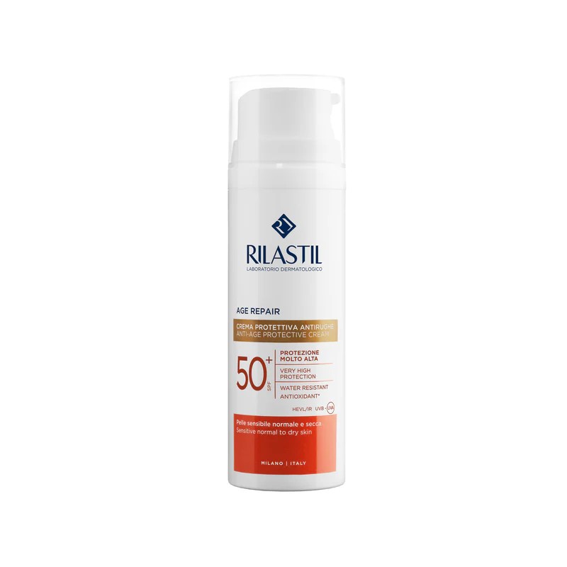 Rilastil Age Repair crema viso antietà e fotoprotettiva SPF 50+ 50 ml