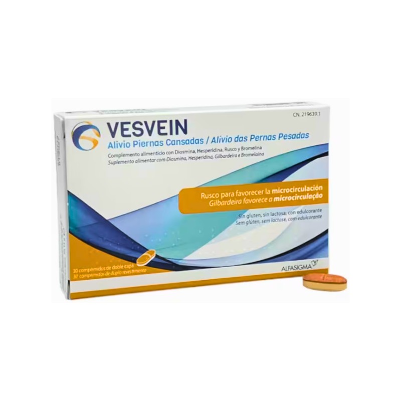 Alfasigma Vesvein gambe sollievo gambe pesanti 30 compresse