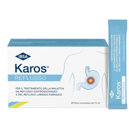 Karos Reflusso sollievo gola e stomaco 20 stick 15 m