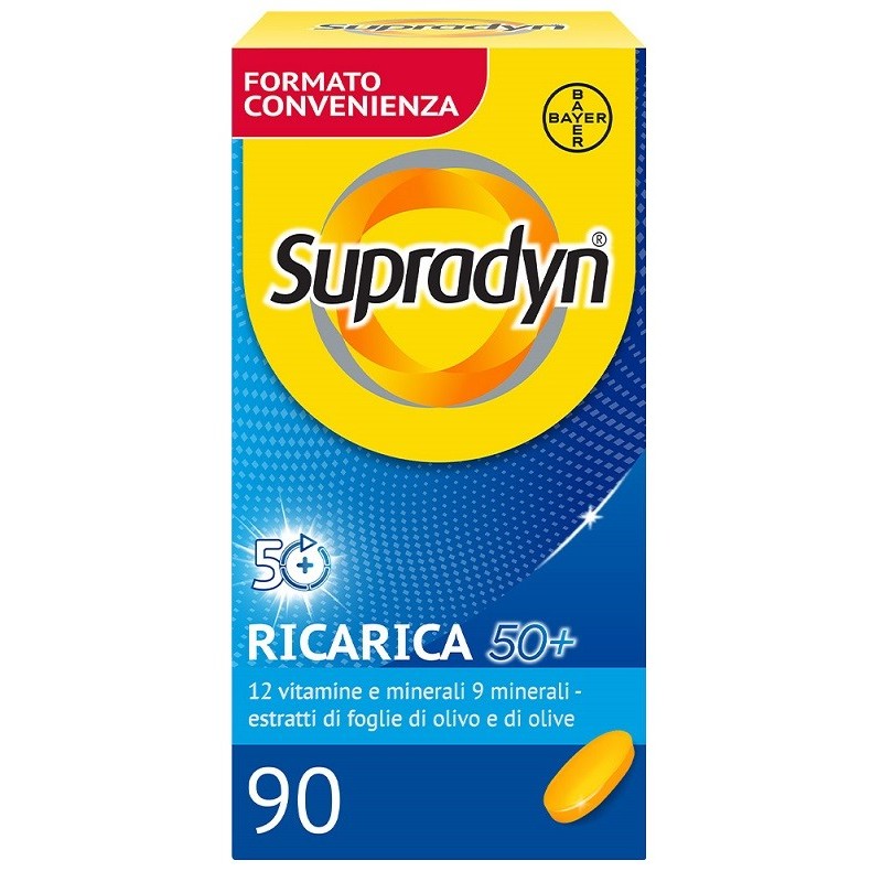 Supradyn Ricarica 50+ integratore multivitaminico 90 compresse