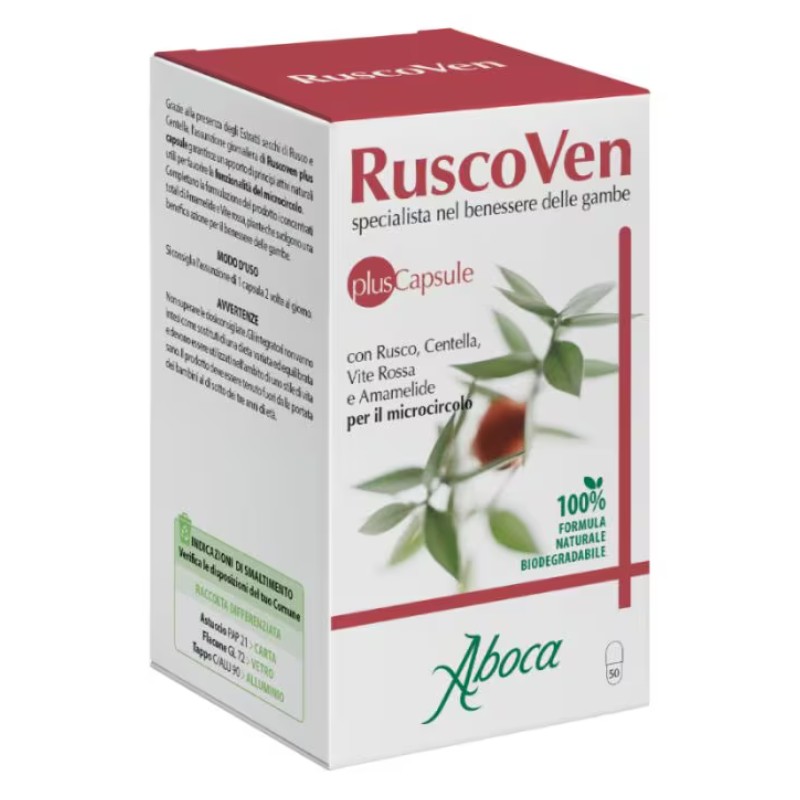 Zentiva RuscoVen Plus Integratore per la Salute del Microcircolo 50 Opercoli