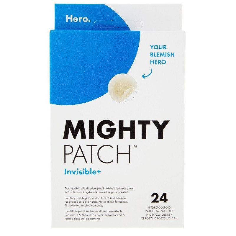 Cerotto Idrocolloidale Antiacne Hero Mighty Patch Invisibile 24 pezzi