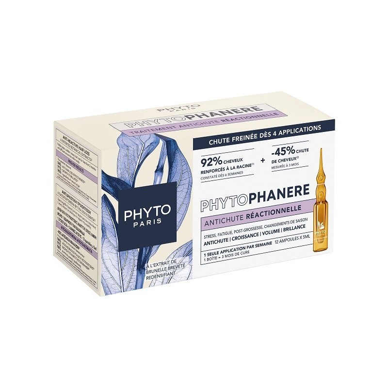 Phytophanere fiale anticaduta per capelli 12 fiale da 5 ml