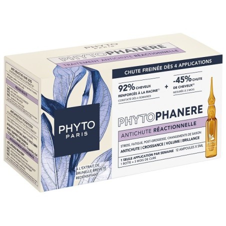 Phytophanere fiale anticaduta per capelli 12 fiale da 5 ml