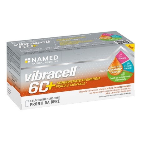 Vibracell 60+ integratore contro la stanchezza 8 flaconcini