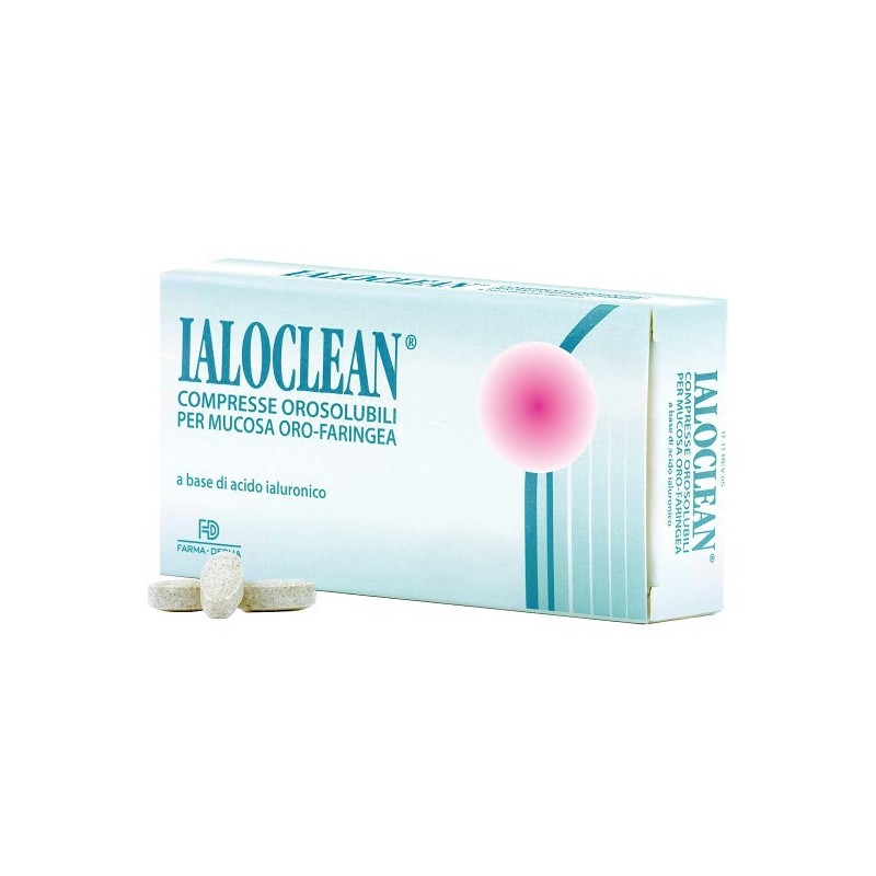 Ialoclean sollievo naturale per gola e mucose irritate 30 compresse orosolubili