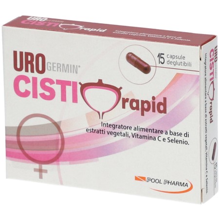Urogermin Cisti rapid apparato urinario 15 capsule