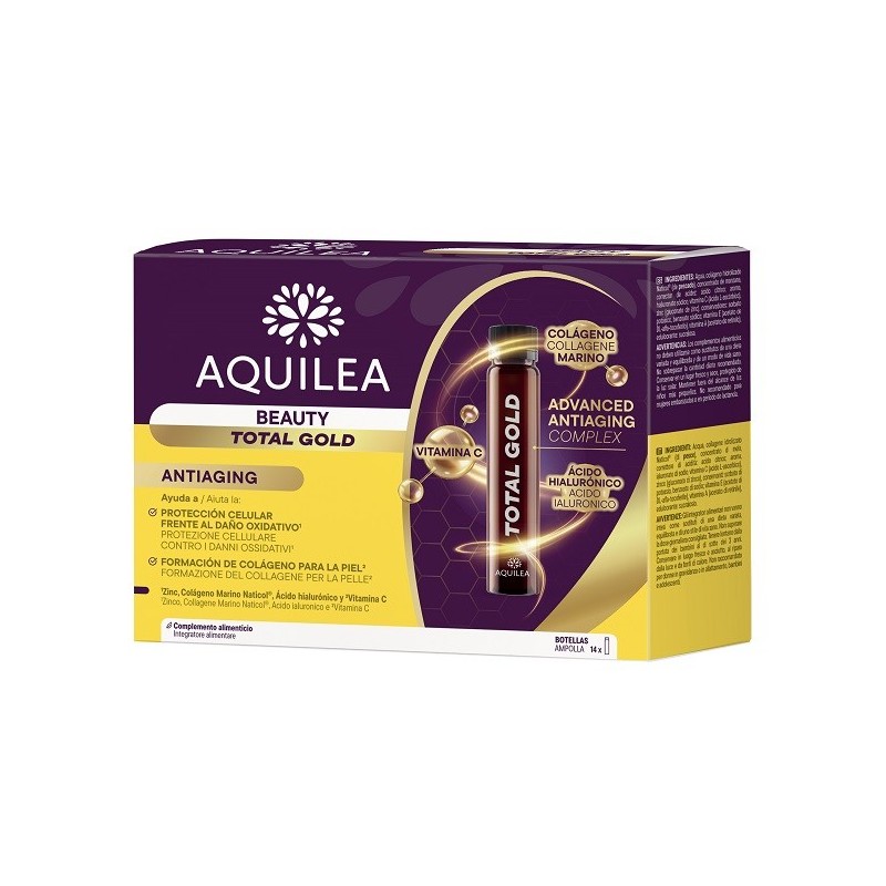 Aquilea Beauty Total Gold per la pelle 14 fialette