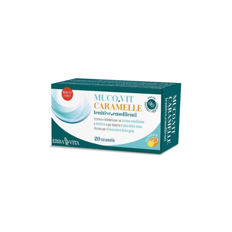 Erba Vita Mucovit Caramelle Arancia e Limone 90 Gr