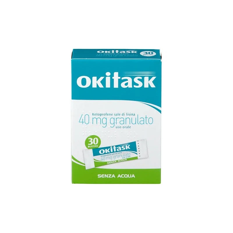 Dompe' Farmaceutici Okitask Soluzione Orale Granulari 30bust 40mg