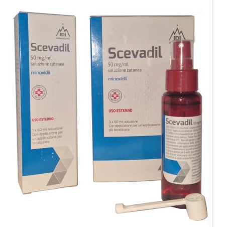 Scevadil 5% soluzione cutanea 1 fiala da 60 ml