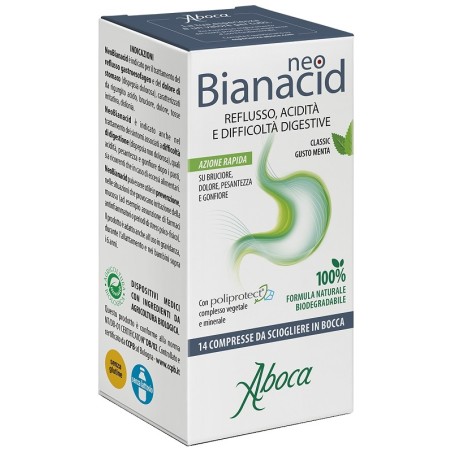 Aboca Neobianacid Dispositivo Medico per l'acidità 70 compresse
