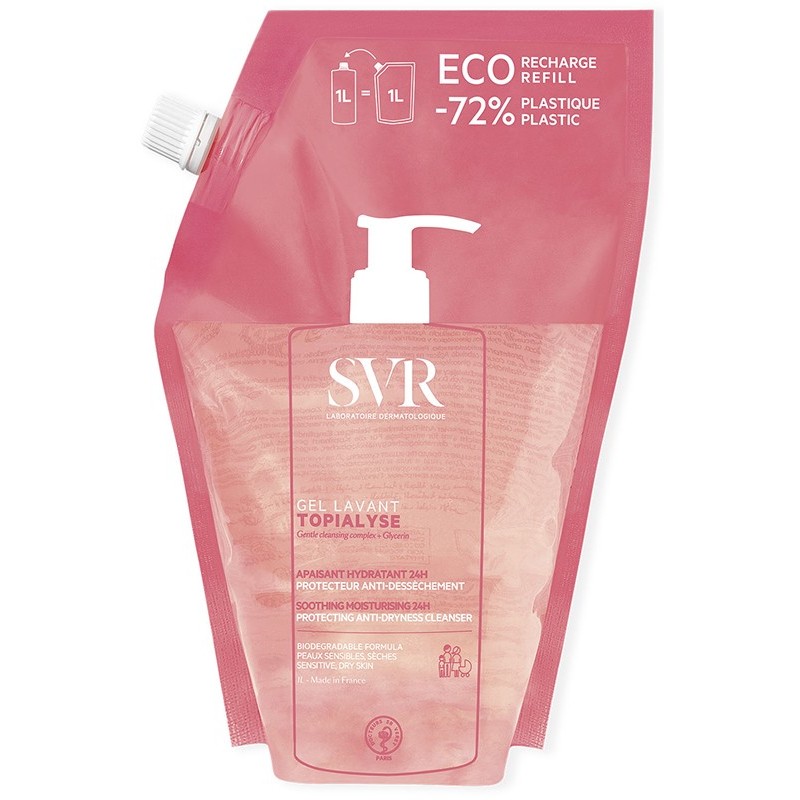 SVR Topialyse Gel Lavant refill detergente lenitivo 1l