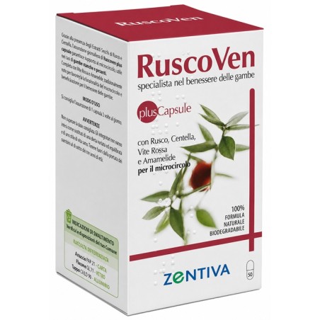 Zentiva RuscoVen Plus Integratore per la Salute del Microcircolo 50 Opercoli
