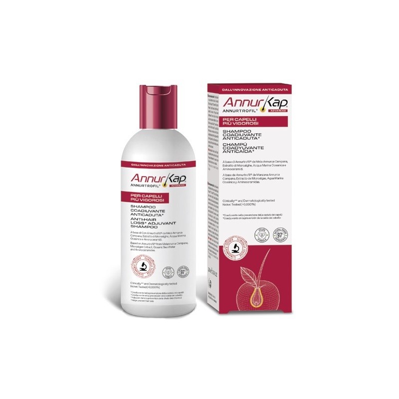 Annurkap Advanced shampoo coadiuvante anticaduta 200 ml