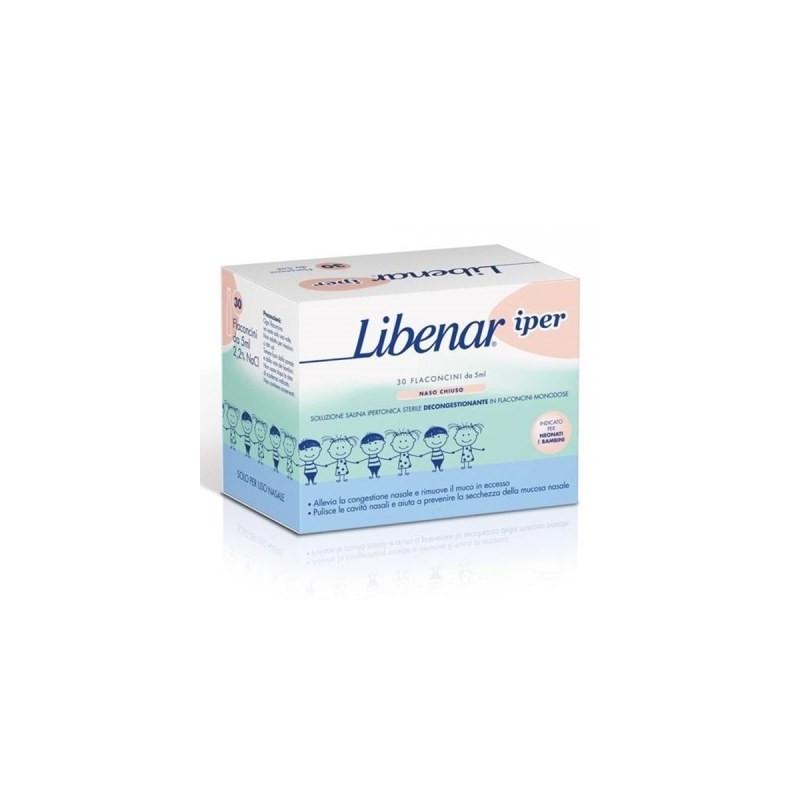 Libenar Iper 30 Flaconcini Monodose 5 ml Soluzione Fisiologica Sterile per  Adulti e Bambini